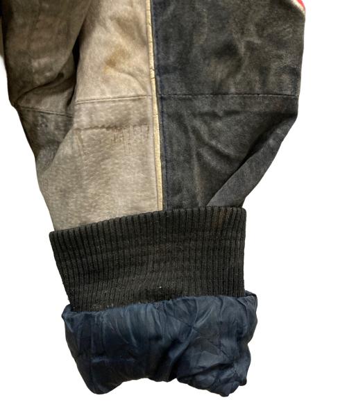 GENUINE MERCHANDISE（ジェニュイン マーチャンダイズ）GENUINE MERCHANDISE (ジェニュイン マーチャンダイズ) 90sレザーブルゾン ブラック サイズ:Lの古着・服飾アイテム