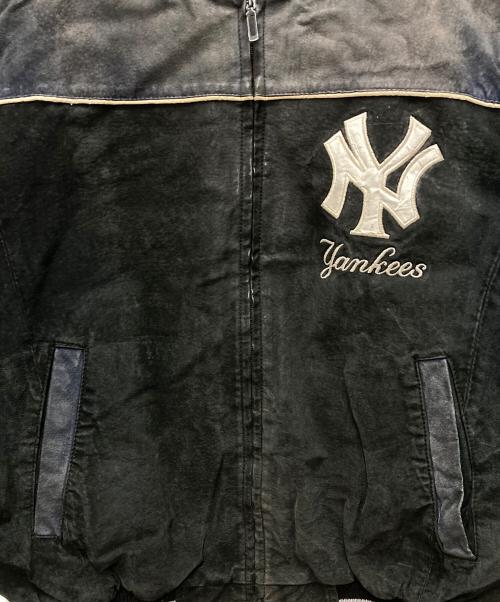 GENUINE MERCHANDISE（ジェニュイン マーチャンダイズ）GENUINE MERCHANDISE (ジェニュイン マーチャンダイズ) 90sレザーブルゾン ブラック サイズ:Lの古着・服飾アイテム