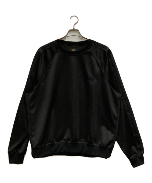 Needles（ニードルズ）Needles (ニードルズ) Track Crew Neck Shirt Poly Smooth ブラック サイズ:Ⅼの古着・服飾アイテム