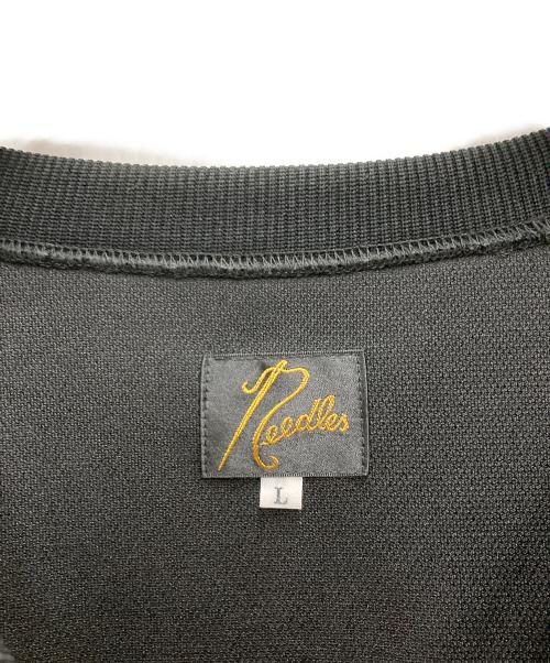Needles（ニードルズ）Needles (ニードルズ) Track Crew Neck Shirt Poly Smooth ブラック サイズ:Ⅼの古着・服飾アイテム