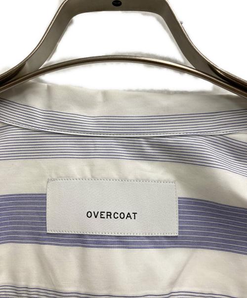 OVERCOAT（オーバーコート）OVERCOAT (オーバーコート) ショートスリーブオープンカラーシャツ ホワイト×ブルー サイズ:2の古着・服飾アイテム