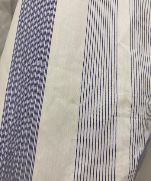 OVERCOAT（オーバーコート）OVERCOAT (オーバーコート) ショートスリーブオープンカラーシャツ ホワイト×ブルー サイズ:2の古着・服飾アイテム