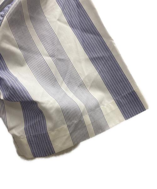 OVERCOAT（オーバーコート）OVERCOAT (オーバーコート) ショートスリーブオープンカラーシャツ ホワイト×ブルー サイズ:2の古着・服飾アイテム