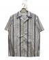 OVERCOAT（オーバーコート）の古着「ショートスリーブオープンカラーシャツ」｜ホワイト×ブルー
