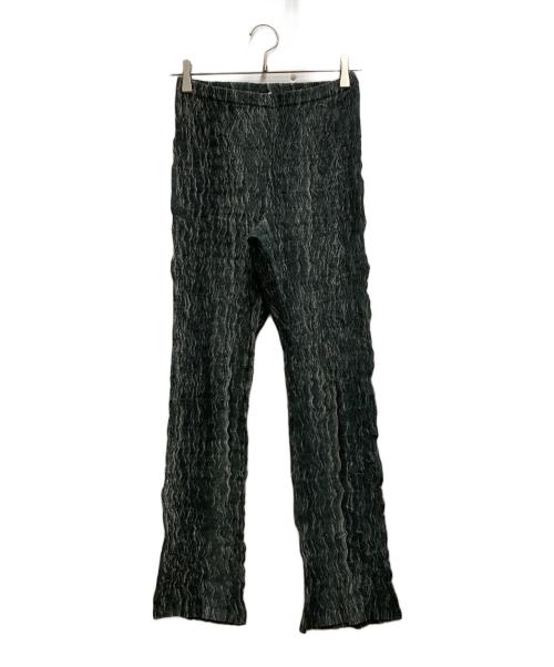 ISSEY MIYAKE（イッセイミヤケ）ISSEY MIYAKE (イッセイミヤケ) プリーツパンツ グレー サイズ:Ⅿの古着・服飾アイテム