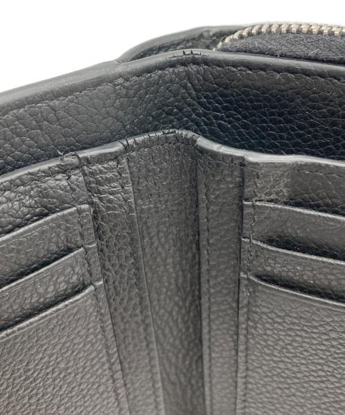 Saint Laurent Paris（サンローランパリ）Saint Laurent Paris (サンローランパリ) リヴゴーシュコンパクトウォレット ブラックの古着・服飾アイテム