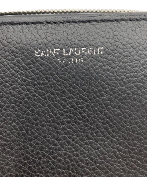 Saint Laurent Paris（サンローランパリ）Saint Laurent Paris (サンローランパリ) リヴゴーシュコンパクトウォレット ブラックの古着・服飾アイテム