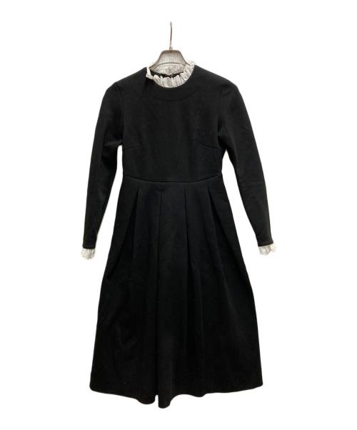 TSURU by MARIKO OIKAWA（ツルバイマリコオイカワ）Tsuru by Mariko Oikawa (ツルバイマリコオイカワ) Georgius ワンピース ブラック サイズ:34の古着・服飾アイテム