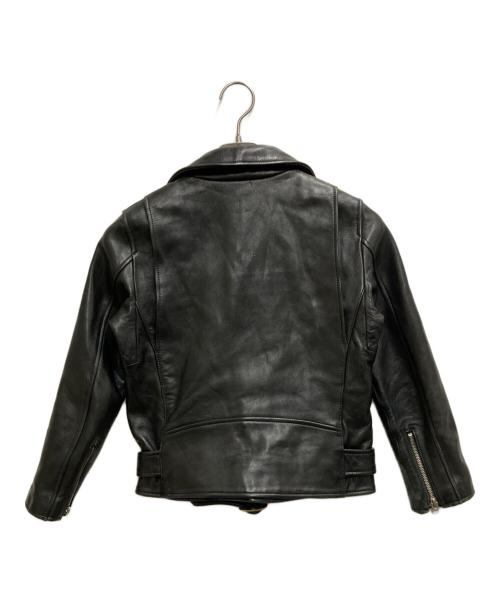 beautiful people（ビューティフルピープル）beautiful people (ビューティフルピープル) vintage leather riders jacket ブラック サイズ:140の古着・服飾アイテム