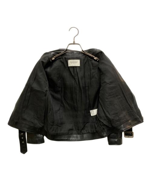 beautiful people（ビューティフルピープル）beautiful people (ビューティフルピープル) vintage leather riders jacket ブラック サイズ:140の古着・服飾アイテム