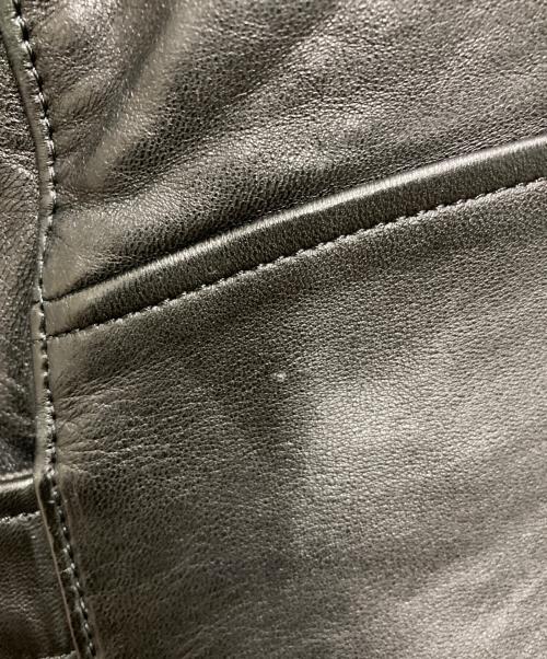 beautiful people（ビューティフルピープル）beautiful people (ビューティフルピープル) vintage leather riders jacket ブラック サイズ:140の古着・服飾アイテム