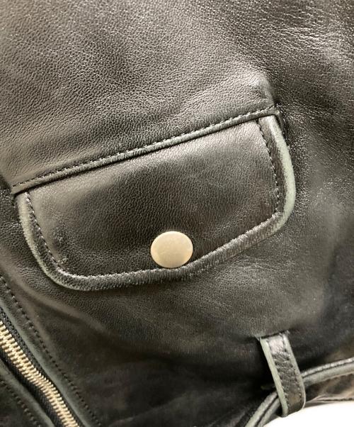 beautiful people（ビューティフルピープル）beautiful people (ビューティフルピープル) vintage leather riders jacket ブラック サイズ:140の古着・服飾アイテム