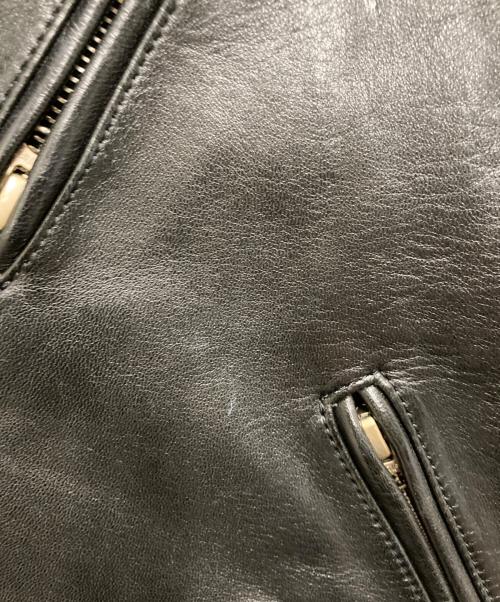beautiful people（ビューティフルピープル）beautiful people (ビューティフルピープル) vintage leather riders jacket ブラック サイズ:140の古着・服飾アイテム