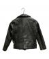beautiful people (ビューティフルピープル) vintage leather riders jacket ブラック サイズ:140：15000円