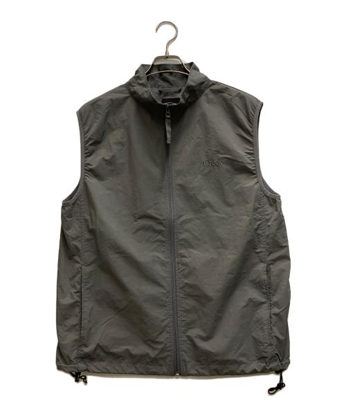 Creek Angler's Device（クリークアングラーズデヴァイス）Creek Angler's Device (クリークアングラーズデヴァイス) ナイロンベスト グレー サイズ:Ⅼの古着・服飾アイテム