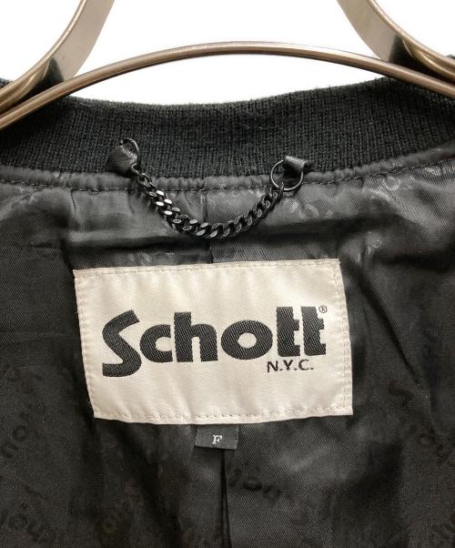 Schott（ショット）Schott (ショット) レザーブルゾン ブラック サイズ:FREEの古着・服飾アイテム