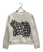 Maison Margielaメゾンマルジェラ）の古着「アブストラクトロゴスウェット」｜ホワイト