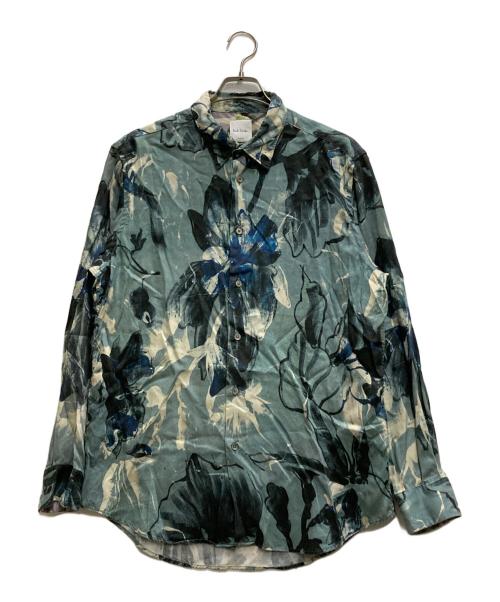 PAUL SMITH（ポールスミス）Paul Smith (ポールスミス) 総柄シャツ スカイブルー サイズ:XLの古着・服飾アイテム