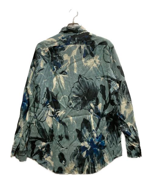 PAUL SMITH（ポールスミス）Paul Smith (ポールスミス) 総柄シャツ スカイブルー サイズ:XLの古着・服飾アイテム