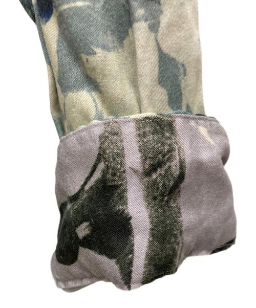 PAUL SMITH（ポールスミス）Paul Smith (ポールスミス) 総柄シャツ スカイブルー サイズ:XLの古着・服飾アイテム