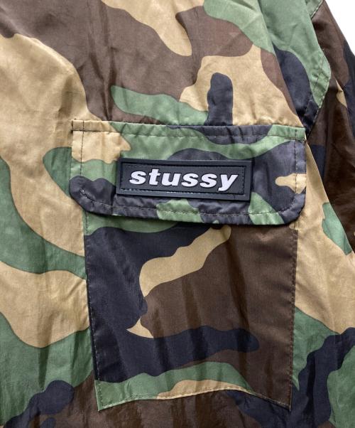 stussy OUTDOOR（ステューシーアウトドア）stussy OUTDOOR (ステューシーアウトドア) 90-00`Sカモフラフーデッドジャケット カーキ サイズ:Lの古着・服飾アイテム
