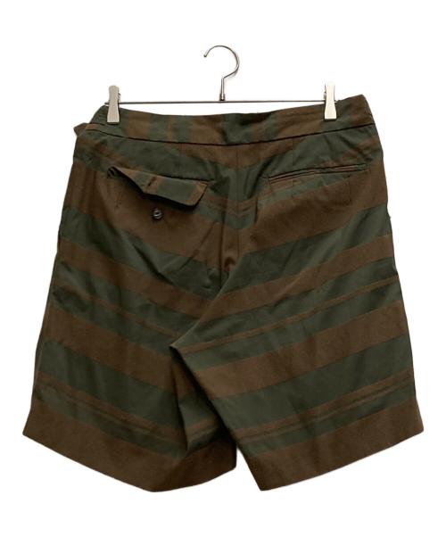 KOLOR（カラー）KOLOR (カラー) ボーダーグルカショーツ ブラウン サイズ:3の古着・服飾アイテム