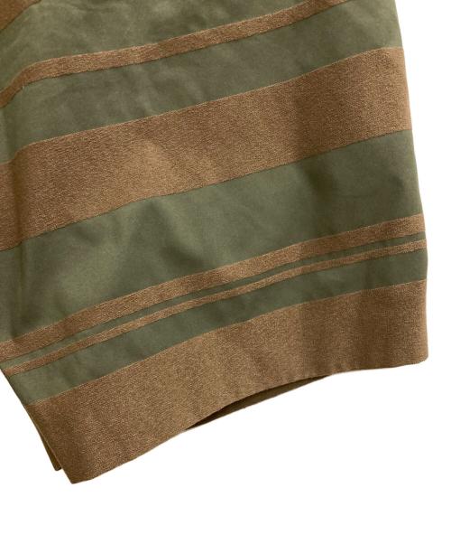 KOLOR（カラー）KOLOR (カラー) ボーダーグルカショーツ ブラウン サイズ:3の古着・服飾アイテム