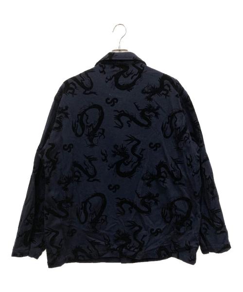 SASQUATCHfabrix.（サスクワッチファブリックス）SASQUATCHfabrix. (サスクワッチファブリックス) Needles (ニードルズ) Field Jacket Flying Dragon ブラック サイズ:Mの古着・服飾アイテム