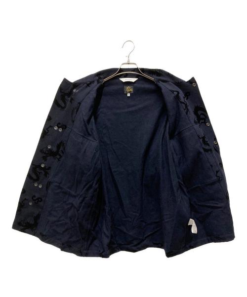 SASQUATCHfabrix.（サスクワッチファブリックス）SASQUATCHfabrix. (サスクワッチファブリックス) Needles (ニードルズ) Field Jacket Flying Dragon ブラック サイズ:Mの古着・服飾アイテム