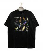 stussyステューシー）の古着「プリントTシャツ」｜ブラック