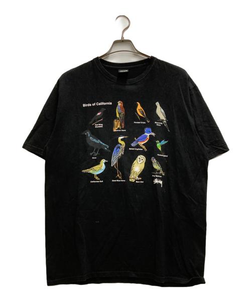 stussy（ステューシー）stussy (ステューシー) プリントTシャツ ブラック サイズ:Ⅼの古着・服飾アイテム