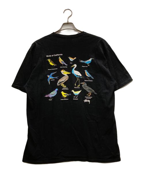 stussy（ステューシー）stussy (ステューシー) プリントTシャツ ブラック サイズ:Ⅼの古着・服飾アイテム