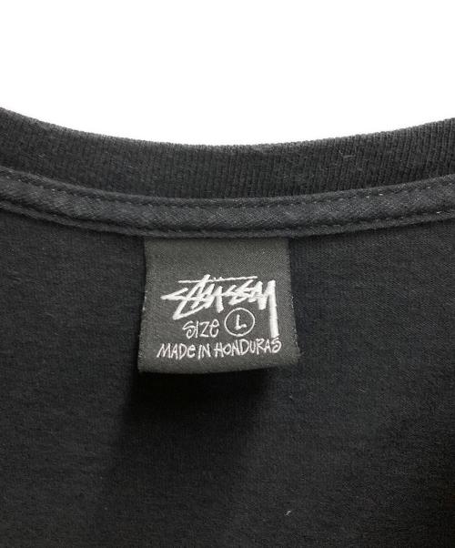 stussy（ステューシー）stussy (ステューシー) プリントTシャツ ブラック サイズ:Ⅼの古着・服飾アイテム