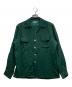 McGREGOR（マクレガー）の古着「50s-60sオープンカラーレーヨンギャバシャツ」｜グリーン