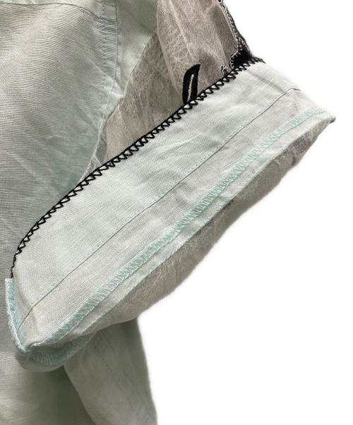 BODE（ボーディ）BODE (ボーディ) シルクブランドシアー刺繍シャツ グリーン サイズ:Sの古着・服飾アイテム