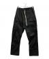 RICK OWENS（リックオウエンス）の古着「GETHSEMANE CARGO LONG PANTS」｜ブラック