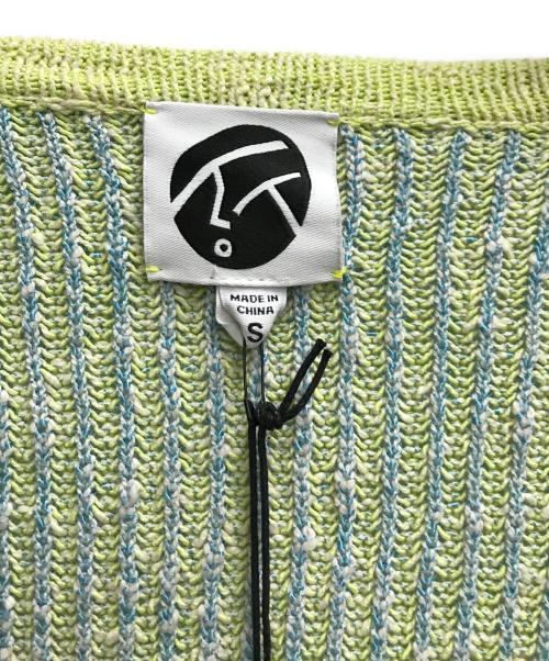 YANYAN（ヤンヤン）YANYAN (ヤンヤン) ボーダーニットカーディガン マルチカラー サイズ:Sの古着・服飾アイテム