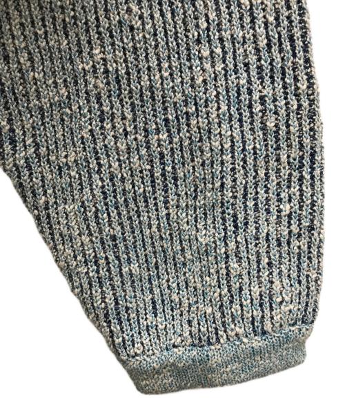 YANYAN（ヤンヤン）YANYAN (ヤンヤン) ボーダーニットカーディガン マルチカラー サイズ:Sの古着・服飾アイテム