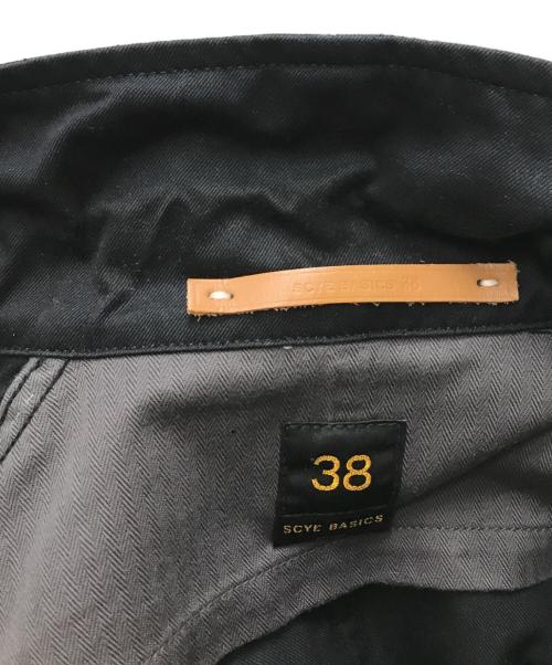 SCYEBASICS（サイベーシックス）SCYEBASICS (サイベーシックス) San Joaquin Cotton Blazer ブラック サイズ:38の古着・服飾アイテム