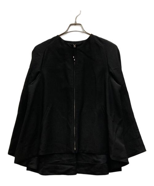 HERMES（エルメス）HERMES (エルメス) ウールシルクラグランジャケット ブラック サイズ:34の古着・服飾アイテム