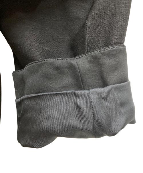 HERMES（エルメス）HERMES (エルメス) ウールシルクラグランジャケット ブラック サイズ:34の古着・服飾アイテム