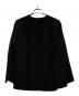 HERMES (エルメス) ウールシルクラグランジャケット ブラック サイズ:34：96000円