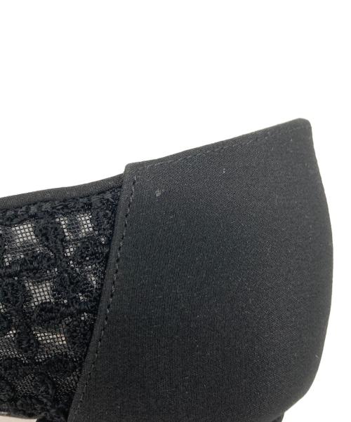 Manolo Blahnik（マノロブラニク）Manolo Blahnik (マノロブラニク) メッシュパンプス ブラック サイズ:36の古着・服飾アイテム