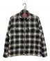 Supreme（シュプリーム）の古着「Shadow Plaid Zip Front Shirt」｜グレー
