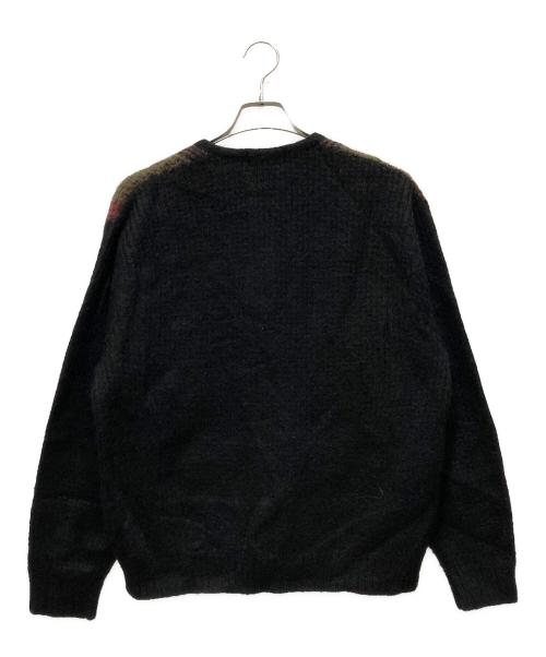 SUPREME（シュプリーム）Supreme (シュプリーム) Brushed Grid Cardigan ブラック サイズ:Mの古着・服飾アイテム