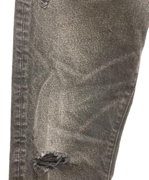 INSCRIRE（アンスクリア）INSCRIRE (アンスクリア) Straight destroyed 5pk pants グレー サイズ:29の古着・服飾アイテム