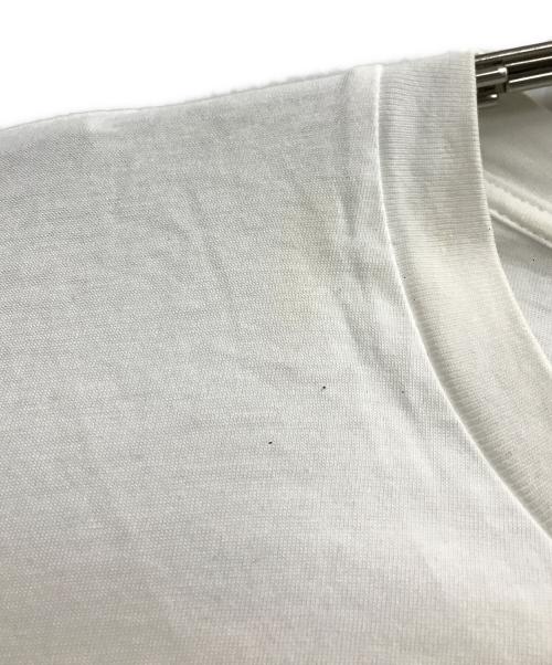 MM6 Maison Margiela（エムエムシックスメゾンマルジェラ）MM6 Maison Margiela (エムエムシックスメゾンマルジェラ) ハンドサインロゴTシャツ ホワイト サイズ:XSの古着・服飾アイテム