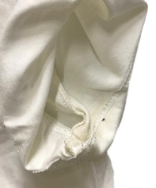MM6 Maison Margiela（エムエムシックスメゾンマルジェラ）MM6 Maison Margiela (エムエムシックスメゾンマルジェラ) ハンドサインロゴTシャツ ホワイト サイズ:XSの古着・服飾アイテム