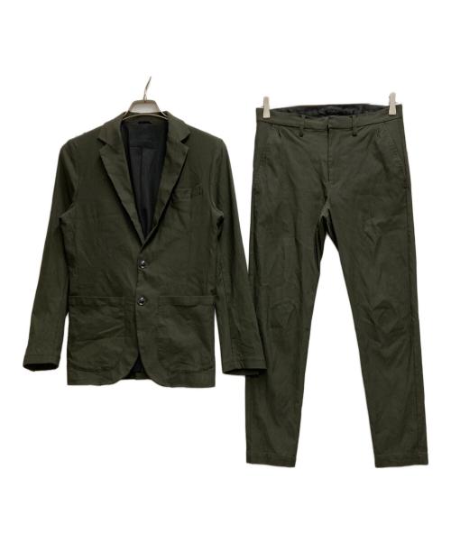 Junhashimoto（ジュンハシモト）junhashimoto (ジュンハシモト) ハイパーストレッチセットアップスーツ カーキ サイズ:２の古着・服飾アイテム