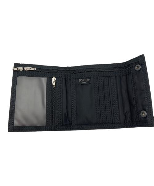 PORTER（ポーター）PORTER (ポーター) WILLIAM GIBSON (ウィリアム ギブスン) 3つ折り財布 TANKER ネイビーの古着・服飾アイテム